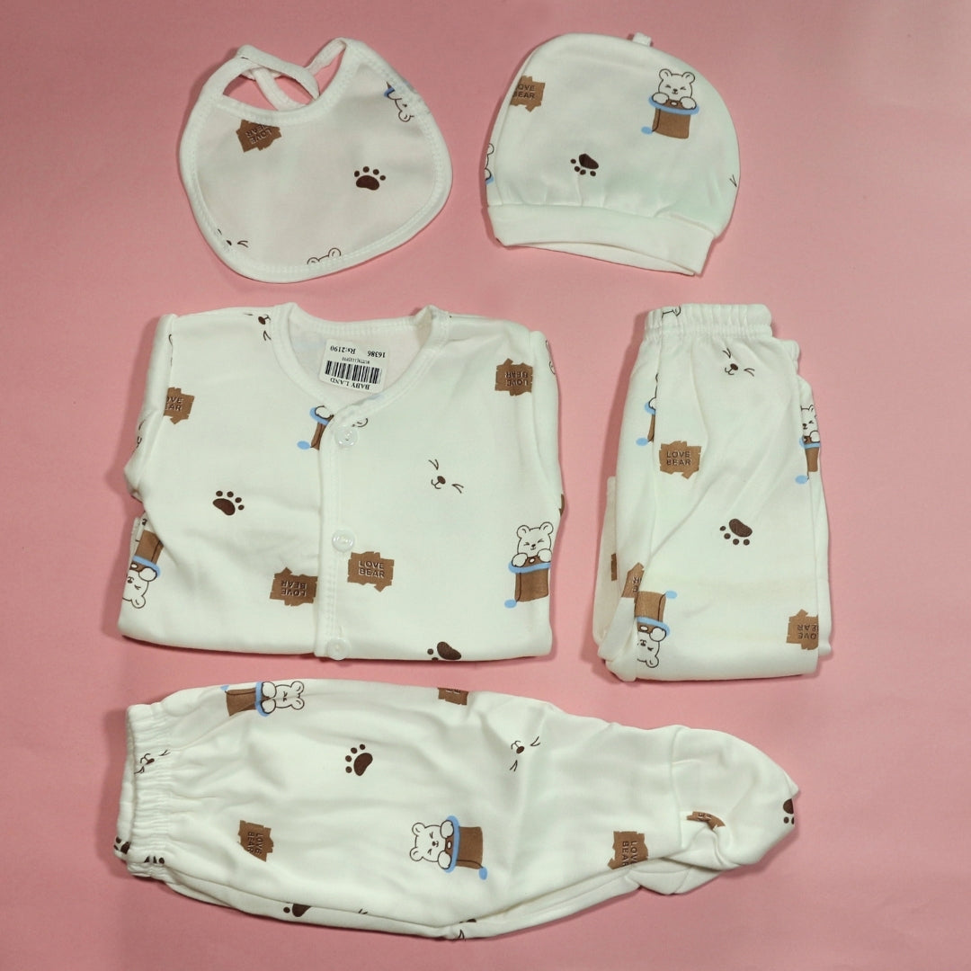 BEAR CLOTHING SET 5 PCS