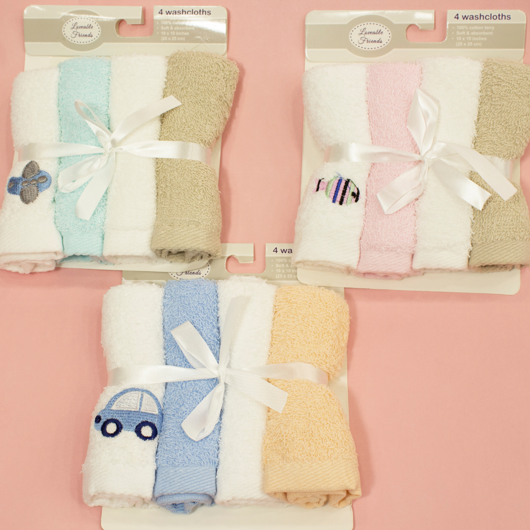 BABY TOWEL PACK-4PCS
