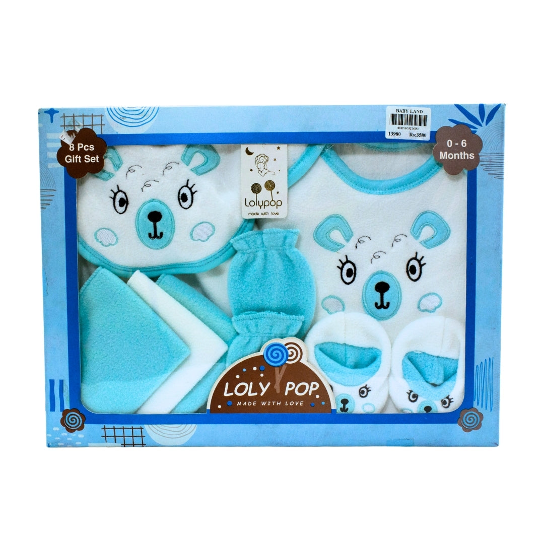 Blue Bear Gift Set (8pcs)