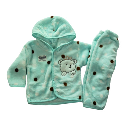 Bear Hooded Pajama Set