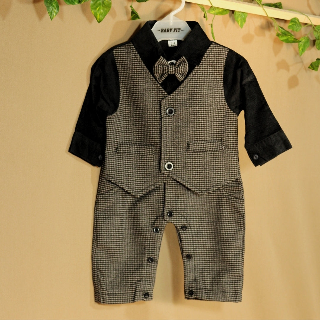 Waist Coat Baby Boy Romper