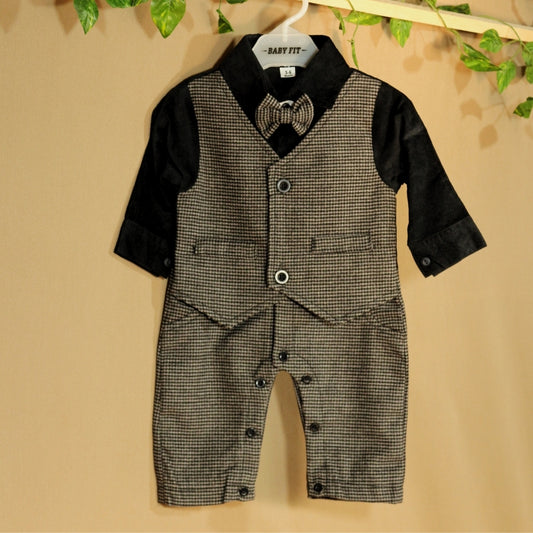 Waist Coat Baby Boy Romper