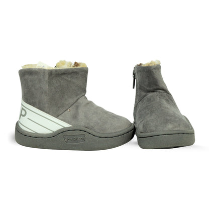 Baby Ankle Boots with Leopard Lining