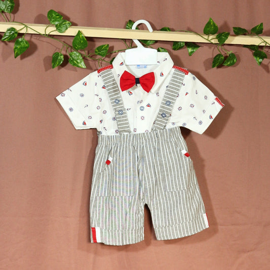Nautical Themed Baby Romper