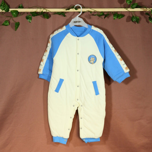 Bear Motif Baby Onesie