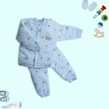 Bunny Quilted Pajama Set