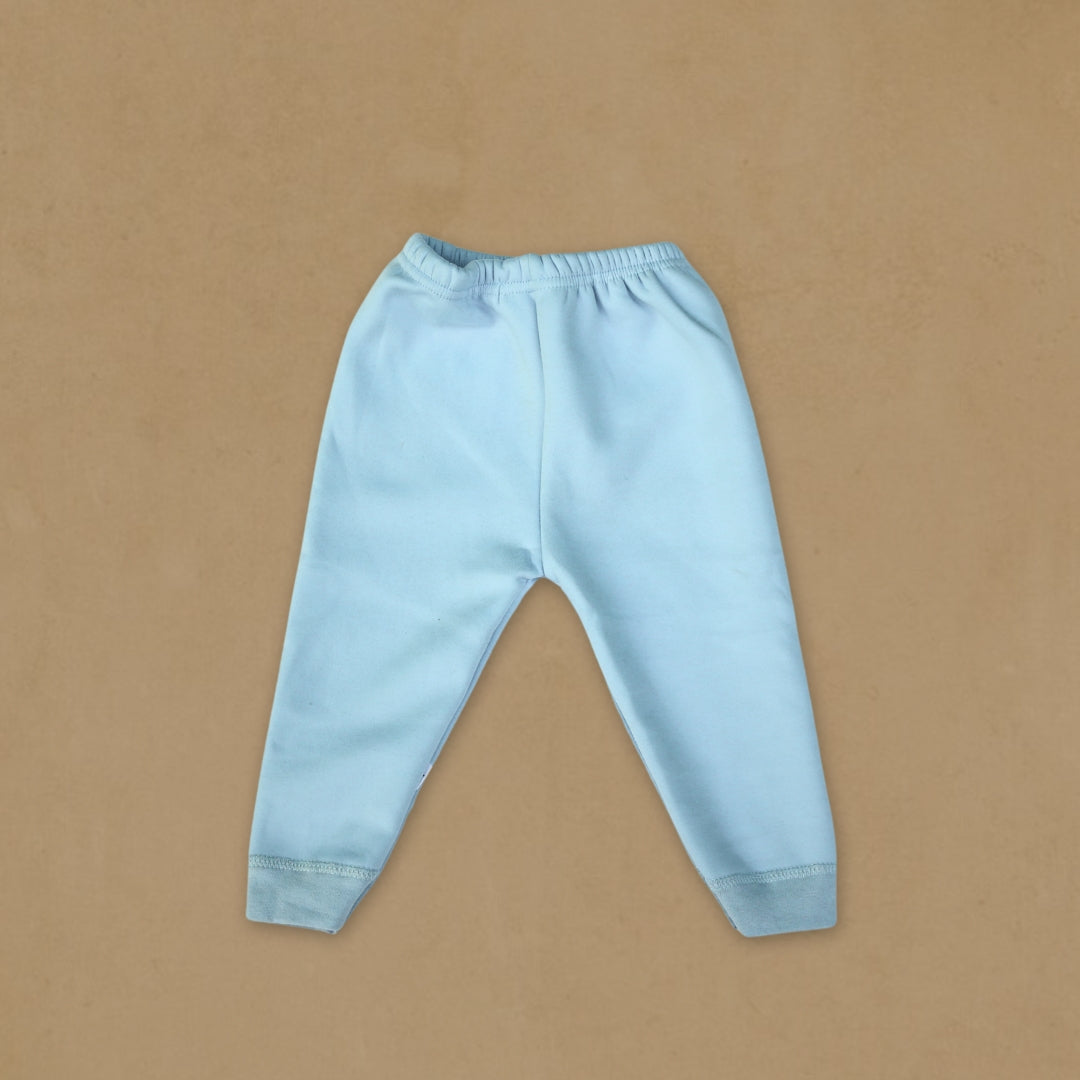 Blue Hooded Pajama Set