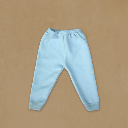 Blue Hooded Pajama Set