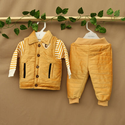 Cozy Jacket Set-3 pcs