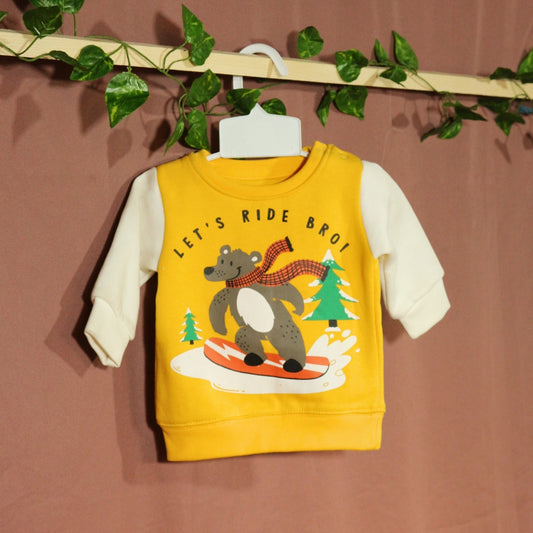 Lets Ride Yellow Sweatshirt