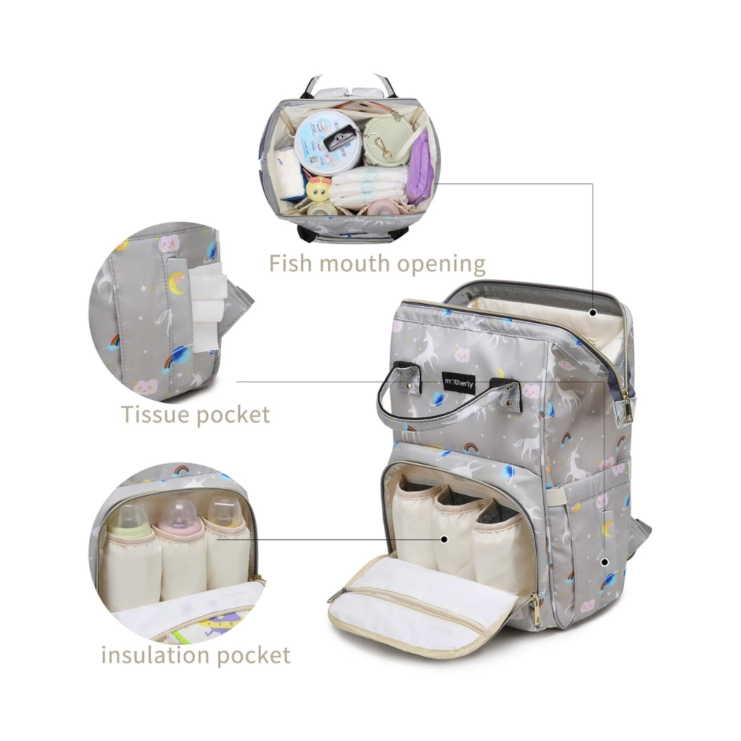 BABY UNICORN BACKPACK- BEIGE