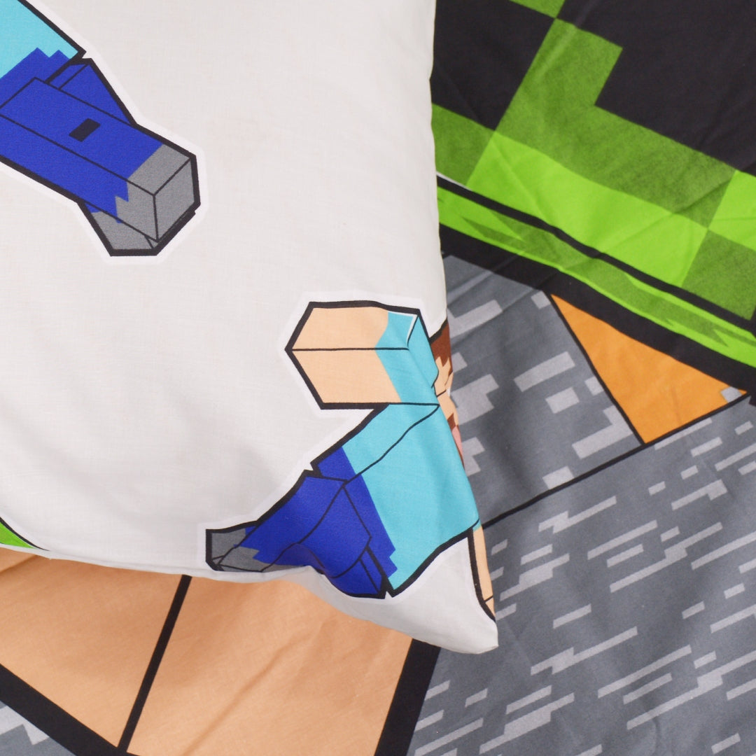 MINECRAFT- Kids Single Bedsheet