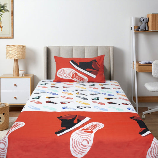 SNEAKERS - Kids Single Bedsheet