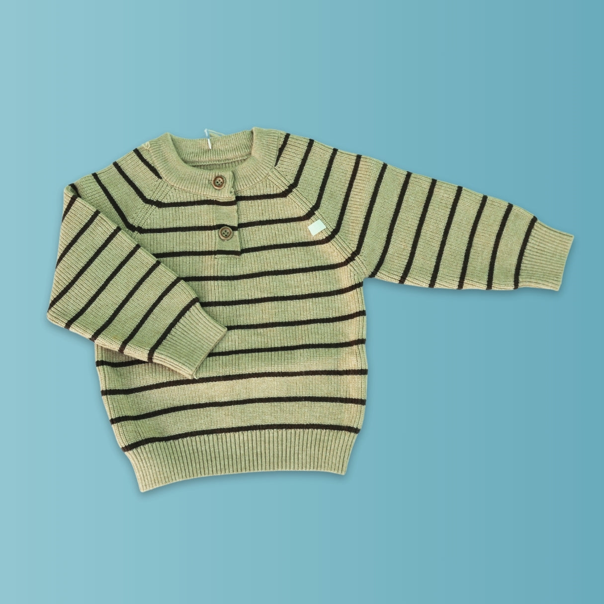 Baby Knit Romper Set with Suspenders