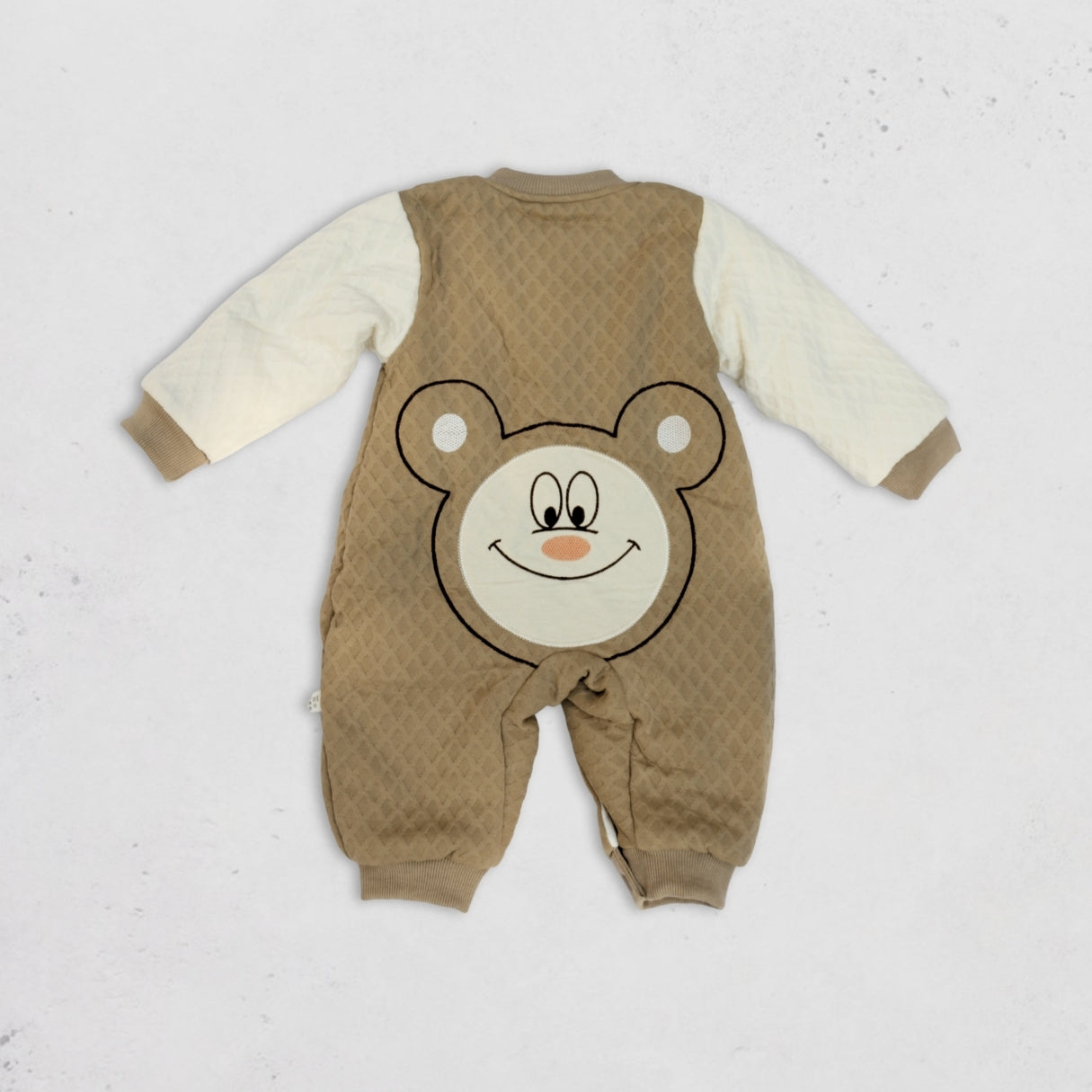 Quilted Baby Bear Romper