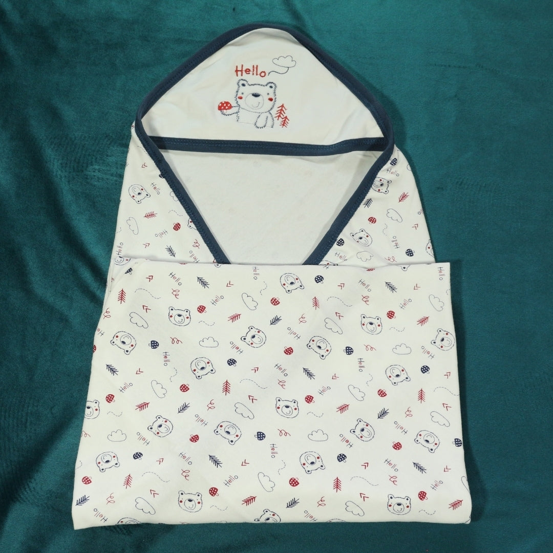 BABY HOODED WRAPPING SHEET
