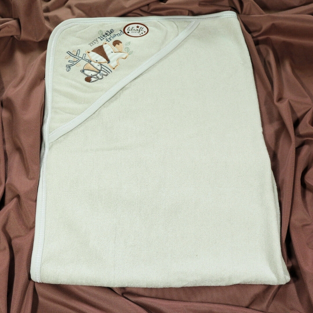 LITTLE FRIEND BABY HOODED TOWEL