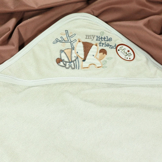 LITTLE FRIEND BABY HOODED TOWEL