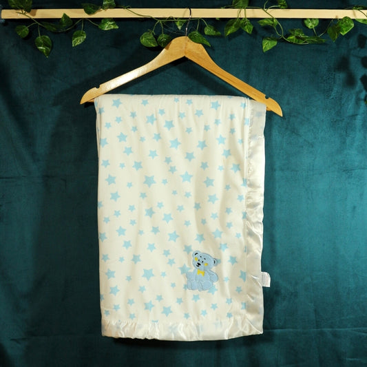 Adorable Blue Baby Blanket