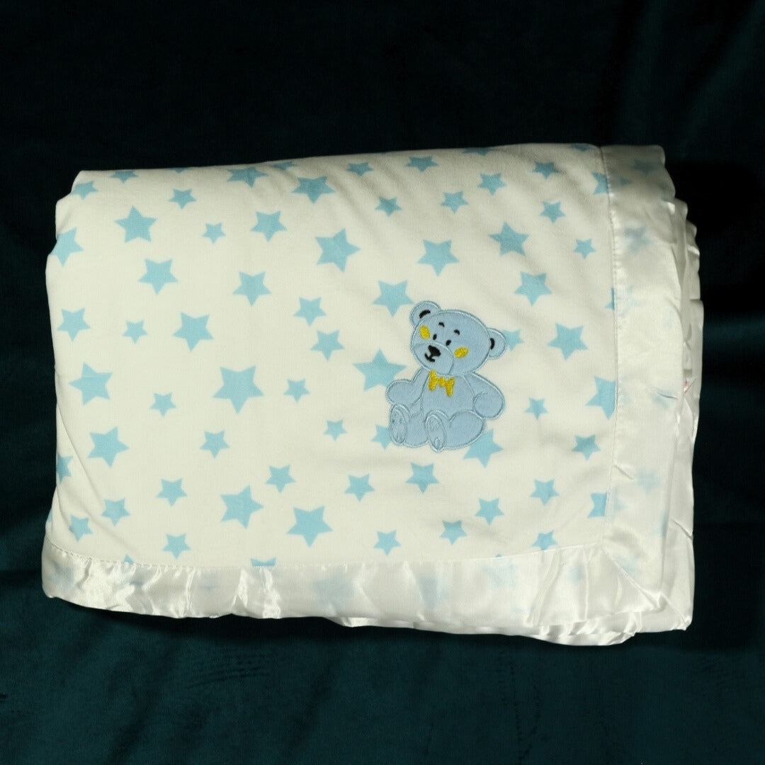 Adorable Blue Baby Blanket