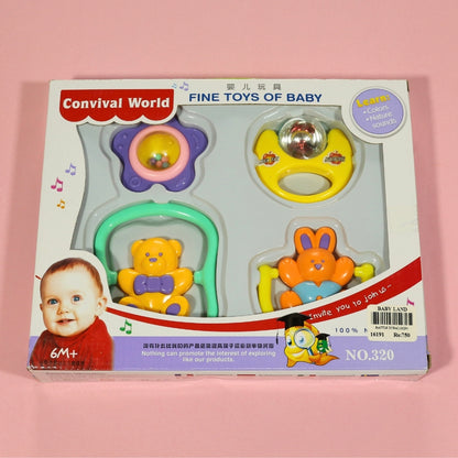 RATTLES SET-4PCS